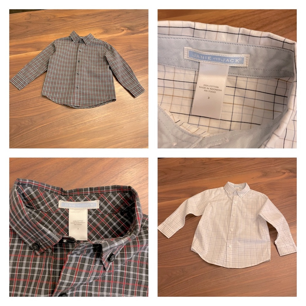 Janie & Jack boys button down shirts